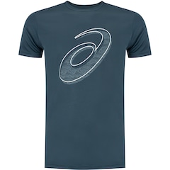 Camiseta Asics LS MP Estampada - Masculina - Foto 1