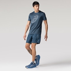 Camiseta Asics LS MP Estampada - Masculina - Foto 3