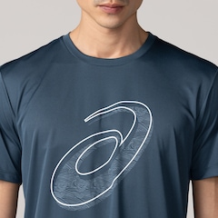 Camiseta Asics LS MP Estampada - Masculina - Foto 5