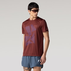 Camiseta Asics LS MP Estampada - Masculina - Foto 1