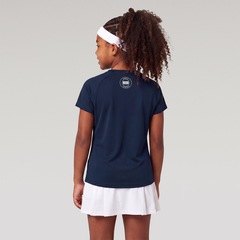 Camiseta Asics Emblema Racket Menina - Infantil - Foto 2
