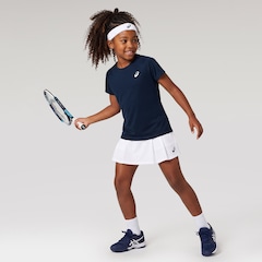 Camiseta Asics Emblema Racket Menina - Infantil - Foto 3