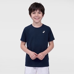 Camiseta Tennis Asics Emblema Menino - Infantil - Foto 1