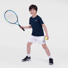Camiseta Tennis Asics Emblema Menino - Infantil - Foto 3