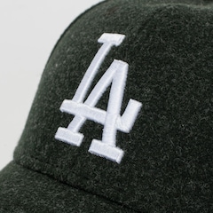 Boné Los Angeles Dodgers New Era MLB 9Forty Melton Wool Adulto - Foto 4