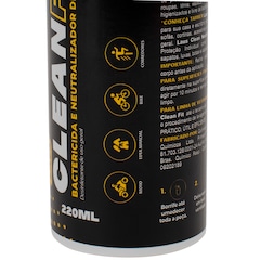 Higienizador Clean Fit Spray para Roupas Tênis e Acessórios Esportivos 220ml - Foto 3