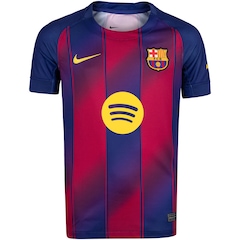Camisa Barcelona I 25/26 Torcedor Pro Nike Infantil - Foto 1