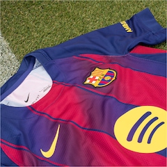 Camisa Barcelona I 25/26 Torcedor Pro Nike Infantil - Foto 2