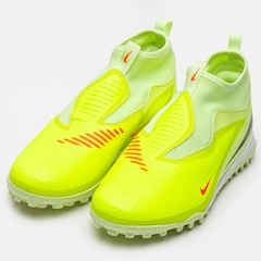 Chuteira Society Infantil Nike Phantom 6 High Academy - Foto 4