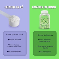 Creatina Guday Maçã Verde 60 Gomas - Foto 3