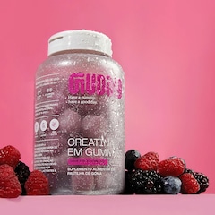 Creatina Guday Frutas Vermelhas 60 Gomas - Foto 4