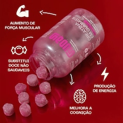 Creatina Guday Frutas Vermelhas 60 Gomas - Foto 3