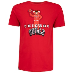 Camiseta Chicago Bulls NBA Sport Mascote N0483 Masculina - Foto 1