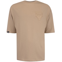 Camiseta Chicago Bulls NBA Faux Embossed N0502 Masculina - Foto 1