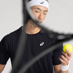 Camiseta ASICS Emblema Racket Masculina - Foto 4
