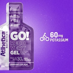 Gel Atlhetica Go Recovery Guarana e Açaí - Foto 5
