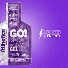 Gel Atlhetica Go Recovery Guarana e Açaí - Foto 6