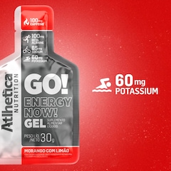 Gel ATLHETICA Go Energy Morango e Limão - Foto 3