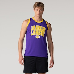 Camiseta Regata NBA Heritage N1133 LA Lakers - Masculina - Foto 2