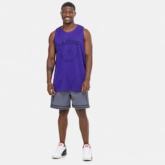 Camiseta Regata Los Angeles Lakers NBA Inflated N1536  Masculina - Foto 4