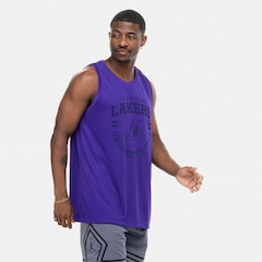Camiseta Regata Los Angeles Lakers NBA Inflated N1536  Masculina - Foto 5