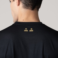 CAMISETA SPFC JACQUARD MASC PRETA - Foto 5