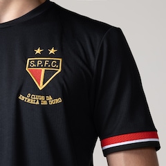 CAMISETA SPFC JACQUARD MASC PRETA - Foto 6