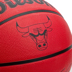 Bola de Basquete Wilson NBA Chicago Bulls Tribute Solid - Foto 5