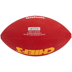 Bola de Futebol Americano Wilson NFL Team Tailgate JR Kansas Chiefs - Foto 4