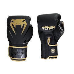 Kit Luvas de Boxe Venum New Impact Evo 12oz + Bandagem + Bocal - Foto 4