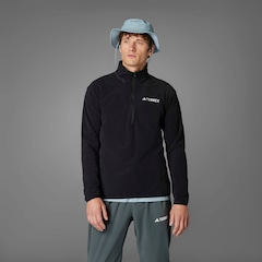 Jaqueta adidas Fleece 1/2 Zíper Multi Essentials - Masculina - Foto 10