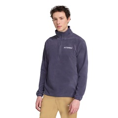 Jaqueta adidas Fleece 1/2 Zíper Multi Essentials - Masculina - Foto 2