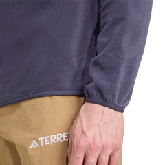 Jaqueta adidas Fleece 1/2 Zíper Multi Essentials - Masculina - Foto 6