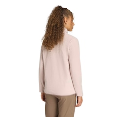 Blusa Fleece adidas 1/2 Zíper Multi Essentials Feminina - Foto 2