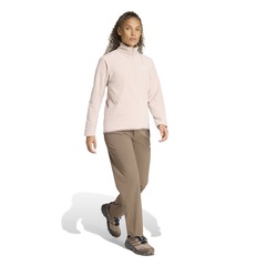 Blusa Fleece adidas 1/2 Zíper Multi Essentials Feminina - Foto 3