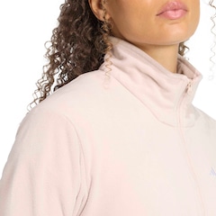 Blusa Fleece adidas 1/2 Zíper Multi Essentials Feminina - Foto 4