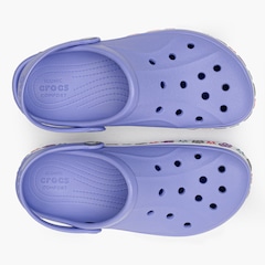 Sandália Infantil Crocs Bayaband Flower Clog - Foto 2