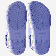 Sandália Infantil Crocs Bayaband Flower Clog - Foto 5