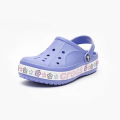 Sandália Infantil Crocs Bayaband Flower Clog - Foto 6