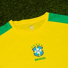 Camiseta da Seleção do Brasil Com Recorte CBF 26/27 Infantil - Foto 3
