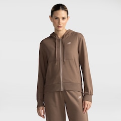 Blusão LS New Balance com Capuz Feminino - Foto 1