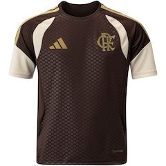 Camisa do Flamengo Treino Atleta 26/27 adidas Infantil - Foto 1
