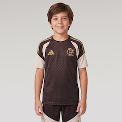 Camisa do Flamengo Treino Atleta 26/27 adidas Infantil - Foto 1