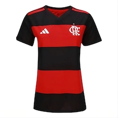 Camisa do Flamengo Fanshirt 26/27 adidas Feminina - Foto 1