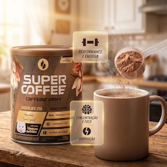 Pré Treino SuperCoffee Chocolate Língua de Gato - 220g - Foto 2