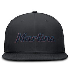 Boné Unissex MLB Miami Marlins Nike Dri-FIT True Round Aba Reta - Foto 2