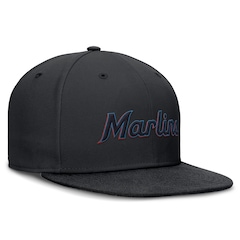 Boné Unissex MLB Miami Marlins Nike Dri-FIT True Round Aba Reta - Foto 3
