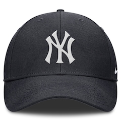 Boné Unissex MLB New York Yankees Nike Dri-FIT Club Aba Curva - Foto 2