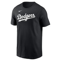 Camiseta Nike MLB Fuse Wordmark Los Angeles Dodgers - Masculina - Foto 1