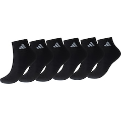Kit de Meia adidas Sportswear Essentials Ankle com 3 Pares - Foto 2